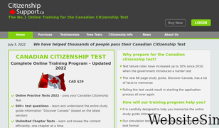 citizenshipsupport.ca Screenshot