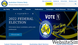 citizensparty.org.au Screenshot