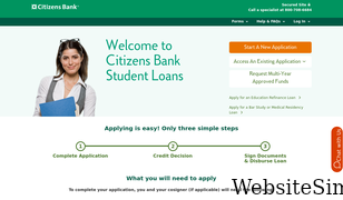 citizensstudentloans.com Screenshot