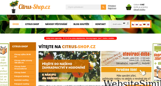 citrus-shop.cz Screenshot