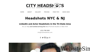 cityheadshots.com Screenshot