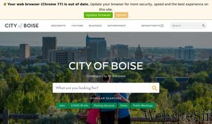 cityofboise.org Screenshot