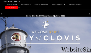 cityofclovis.com Screenshot