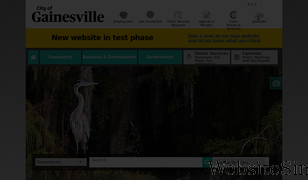 cityofgainesville.org Screenshot