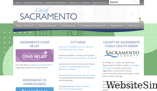 cityofsacramento.org Screenshot