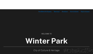 cityofwinterpark.org Screenshot