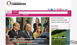 ciudaddecorrientes.gov.ar Screenshot