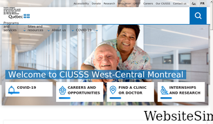 ciussswestcentral.ca Screenshot