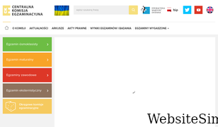 cke.gov.pl Screenshot
