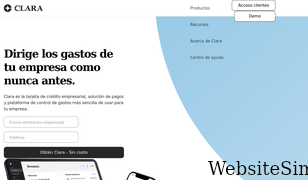 clara.com Screenshot