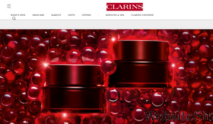 clarins.ca Screenshot
