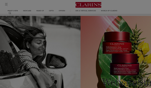 clarins.co.uk Screenshot
