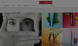 clarins.com Screenshot