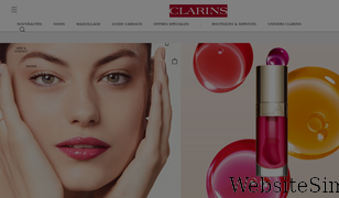 clarins.fr Screenshot