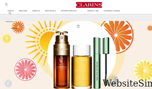clarins.it Screenshot