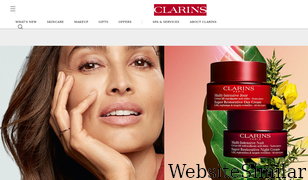 clarinsusa.com Screenshot