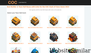 clashofclans-layouts.com Screenshot