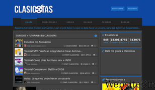 clasicotas.org Screenshot