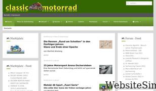 classic-motorrad.de Screenshot