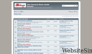 classicalmusicguide.com Screenshot