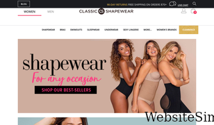 classicshapewear.com Screenshot
