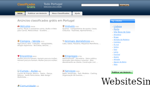 classificadosgratis.com.pt Screenshot