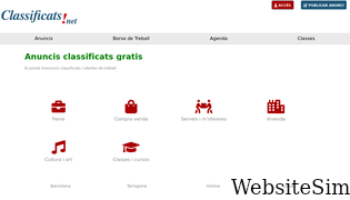 classificats.net Screenshot