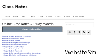 classnotes.org.in Screenshot