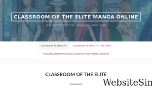 classroomoftheelite-manga.com Screenshot