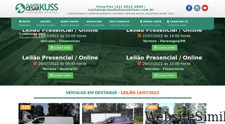 claudiokussleiloes.com.br Screenshot