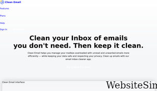 clean.email Screenshot