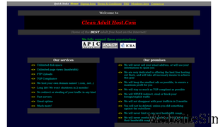 cleanadulthost.com Screenshot