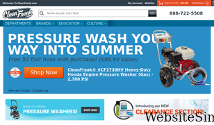 cleanfreak.com Screenshot