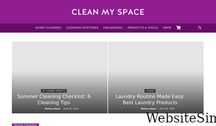 cleanmyspace.com Screenshot