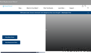 clearlyfiltered.com Screenshot