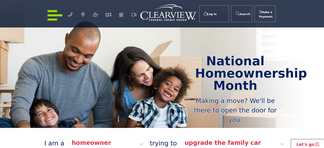 clearviewfcu.org Screenshot