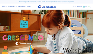 clementoni.com Screenshot