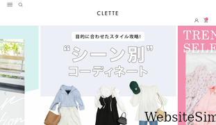 clette.jp Screenshot