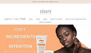 cleure.com Screenshot