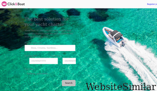 clickandboat.com Screenshot