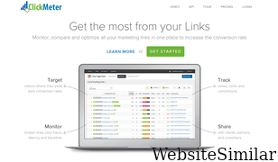 clickmeter.com Screenshot