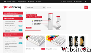 clickprinting.es Screenshot