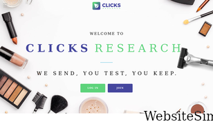clicksresearch.com Screenshot