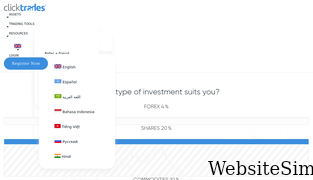 clicktrades.com Screenshot