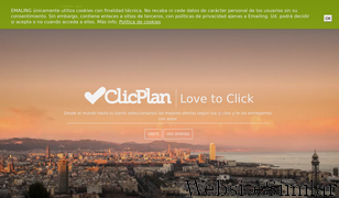 clicplan.com Screenshot