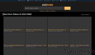 clicporn.com Screenshot