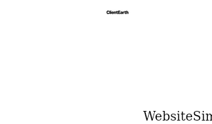 clientearth.org Screenshot