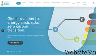climateactiontracker.org Screenshot