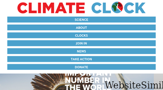 climateclock.world Screenshot