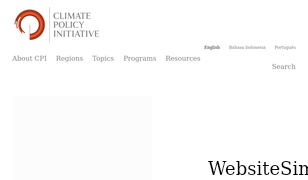 climatepolicyinitiative.org Screenshot